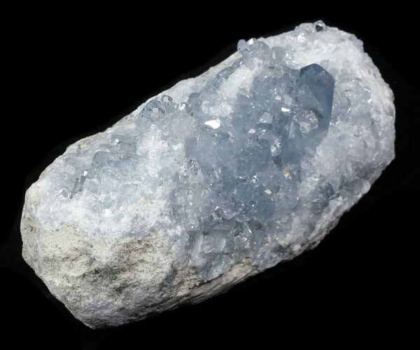 Celestine (Celestite) Crystal Geode - Madagascar #31236